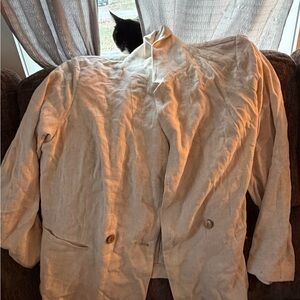 LC Lauren Conrad Cream Blazer